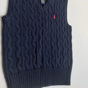 Polo Ralph Lauren Navy Blue 4/4T Sweater Vest